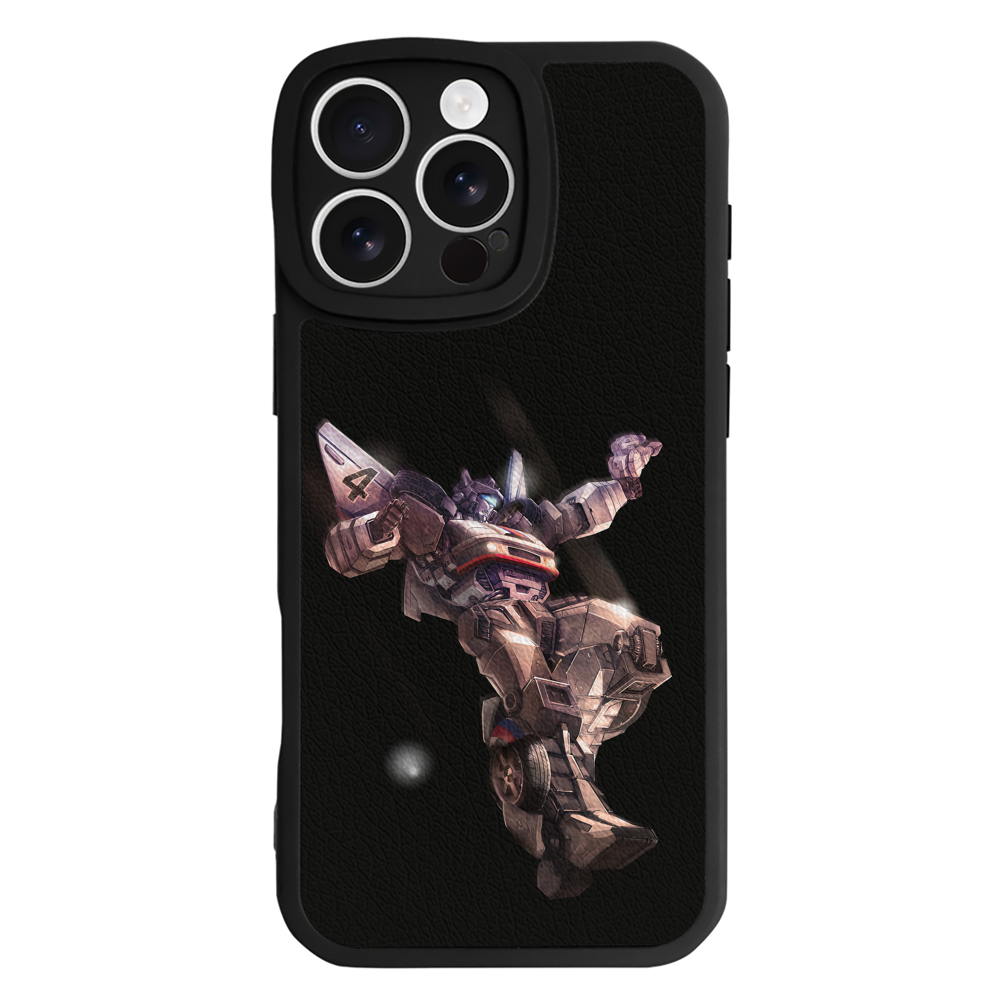 （画像用） Transformers トランスフォーマー 【iPhone 16シリーズ対応】シリコンスマホケース（レザー調） 材質：シリコン